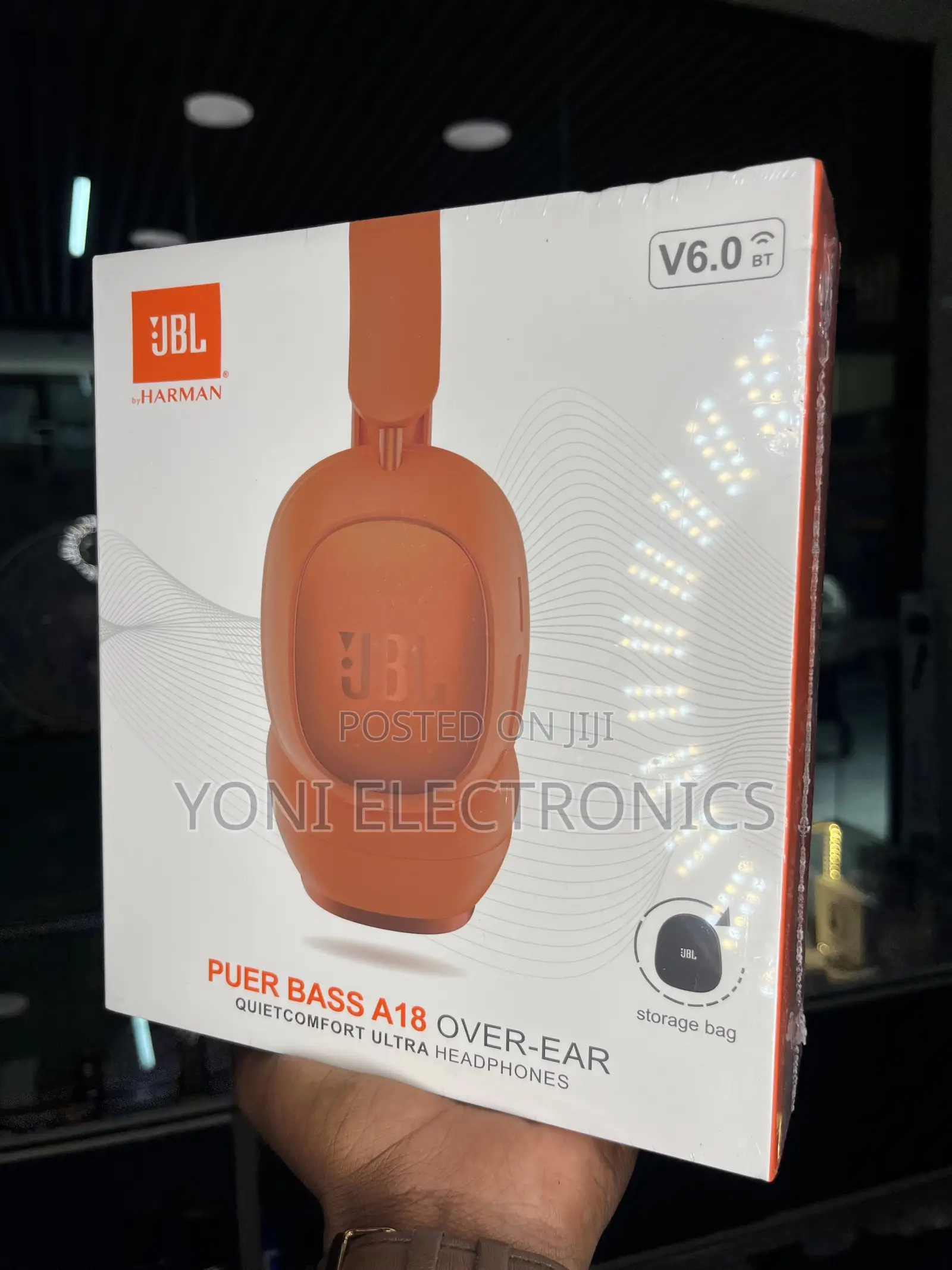 JBL Puer Bass A18 Over-Ear Headphones