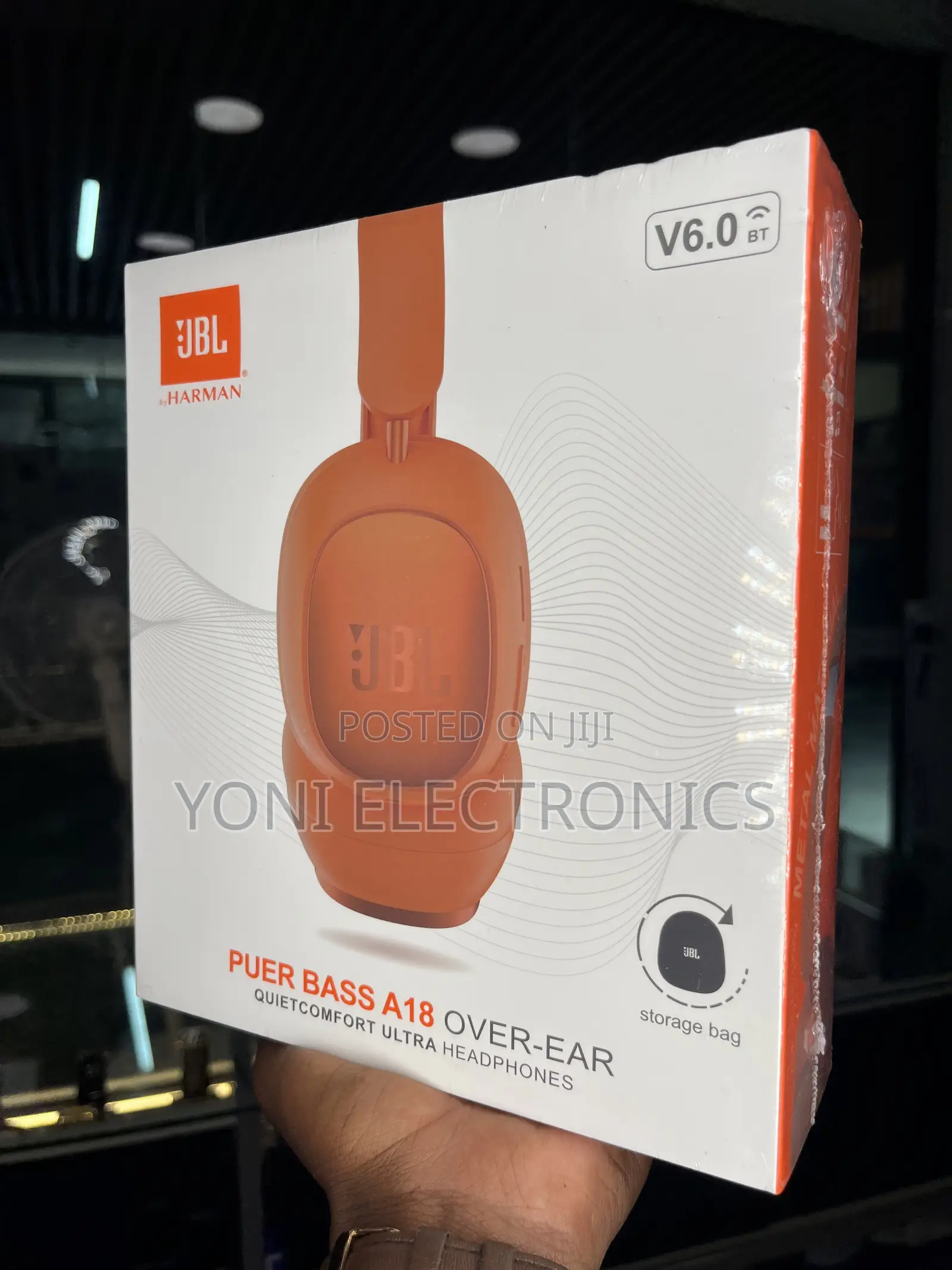 JBL Puer Bass A18 Over-Ear Headphones