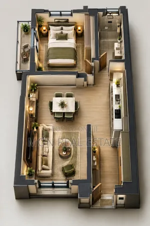 2bdrm Apartment in ሞን ሪልስቴት, Kolfe Keranio for sale