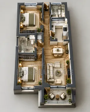2bdrm Apartment in ሞን ሪልስቴት, Kolfe Keranio for sale