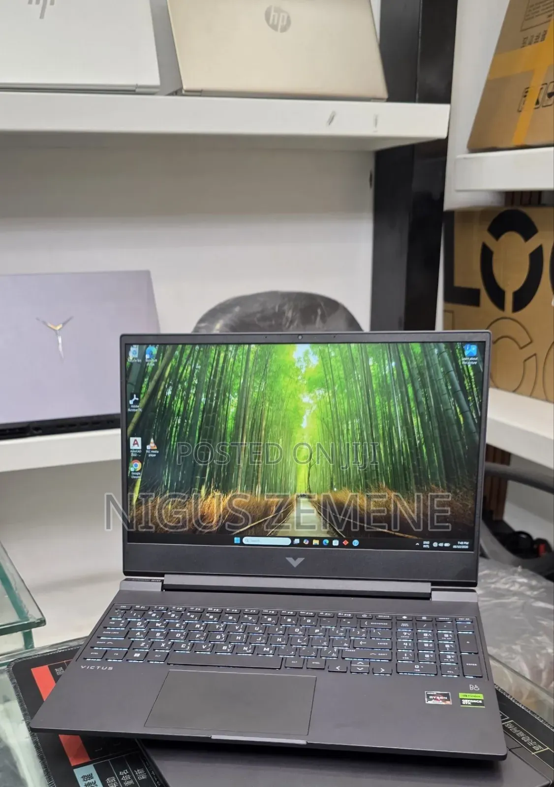 New Laptop HP Victus 15 8GB AMD Ryzen 5 SSD 512GB