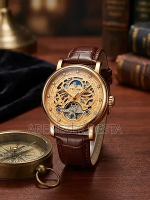Tevise Automatic Mechanical Skeleton Watch (Model T867F / Tevise Oscar