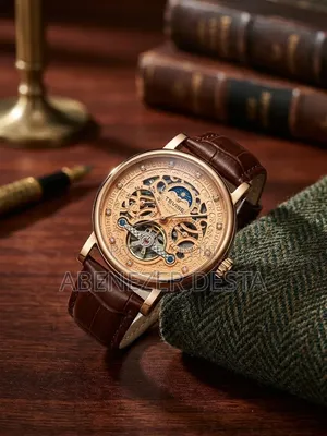 Tevise Automatic Mechanical Skeleton Watch (Model T867F / Tevise Oscar