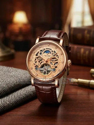Tevise Automatic Mechanical Skeleton Watch (Model T867F / Tevise Oscar