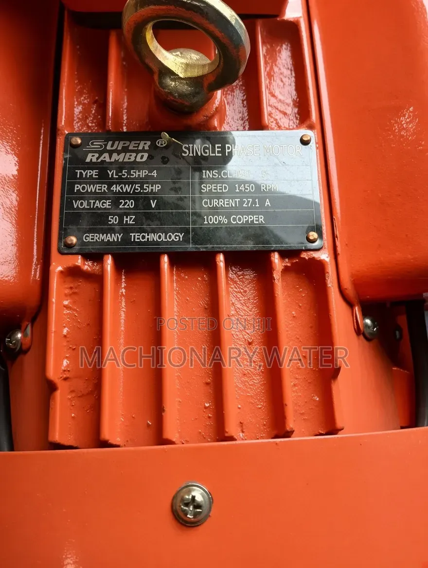 Super Rambo Electric Motor (Dinamo)5.5hp Single Phase