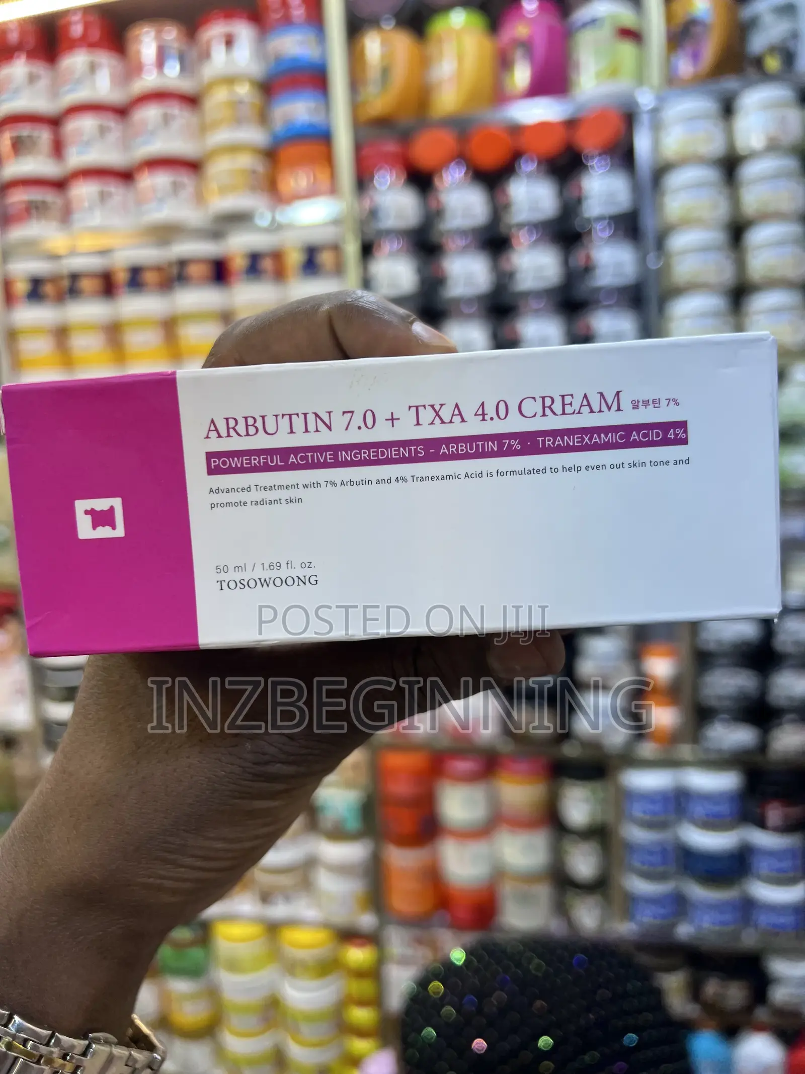 Original TOSOWOONG Arbutin 7.0 + Txa 4.0 Cream 50ml