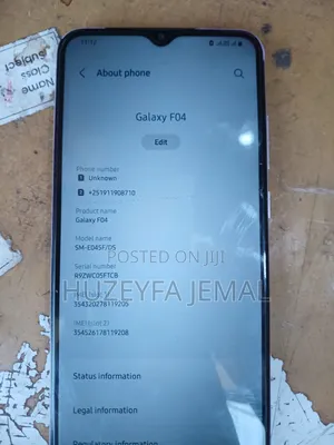 Samsung Galaxy F04 64 GB Purple