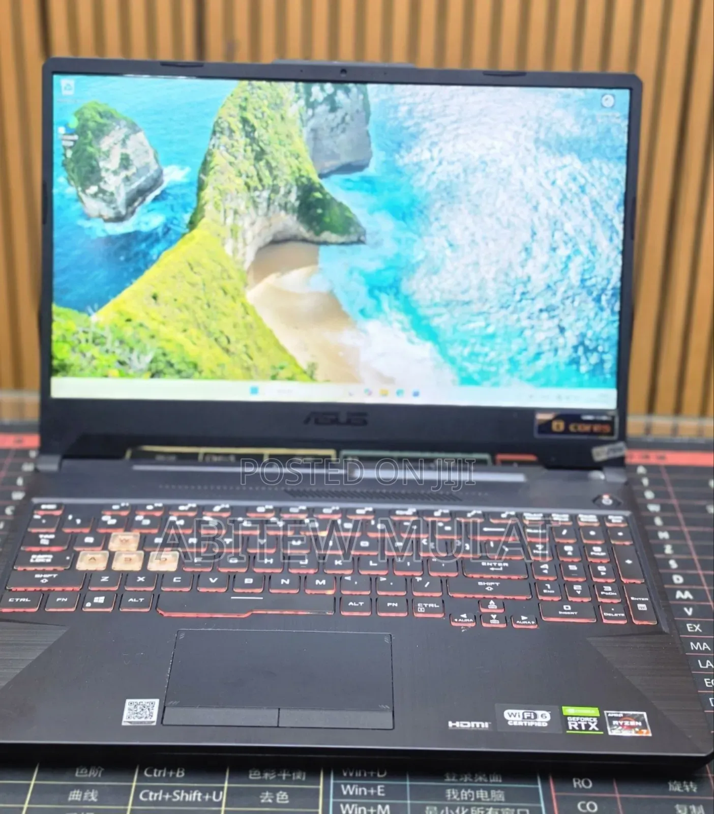 New Laptop Asus TUF Gaming A15 16GB AMD Ryzen 7 SSD 512GB