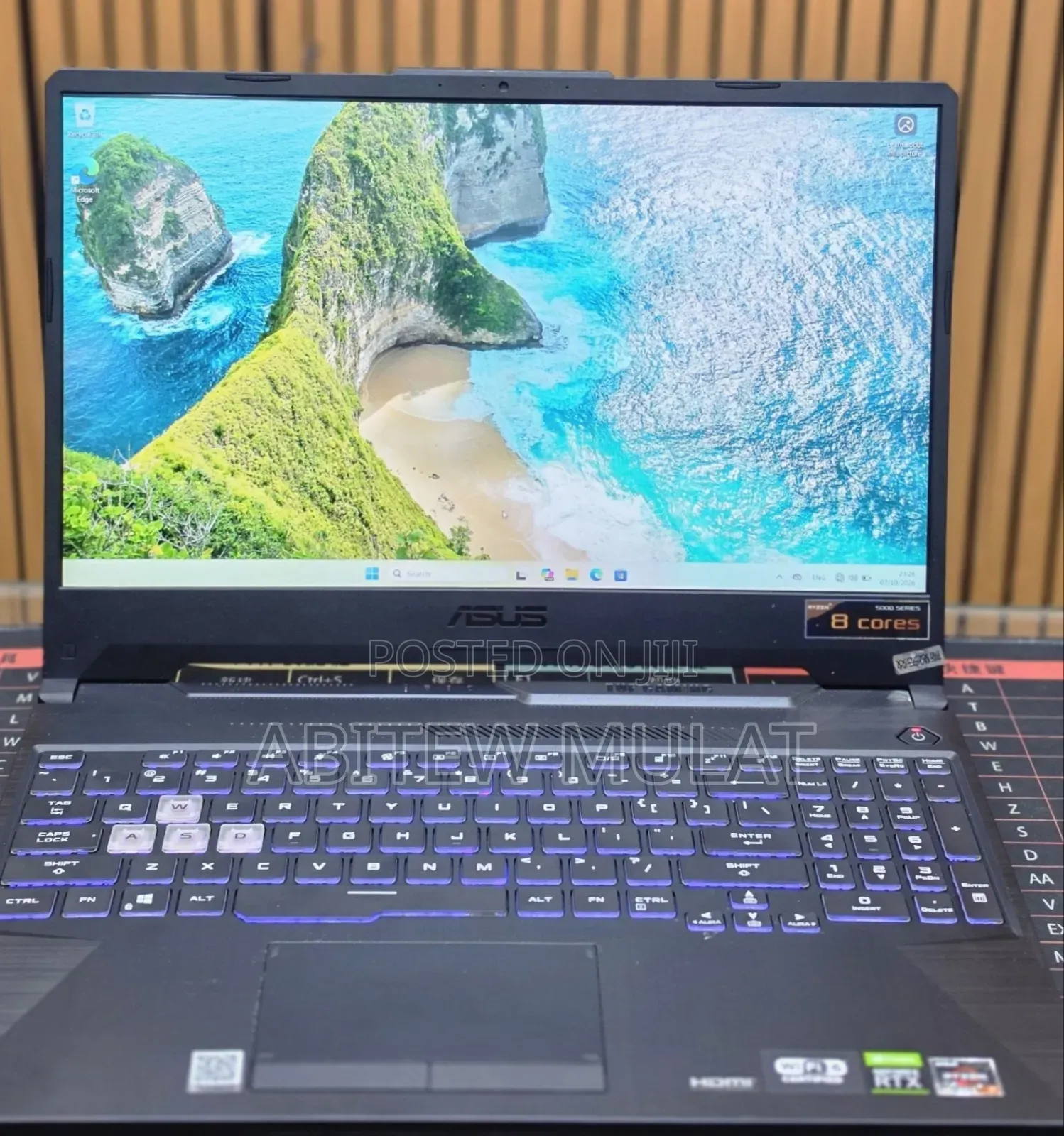 New Laptop Asus TUF Gaming A15 16GB AMD Ryzen 7 SSD 512GB