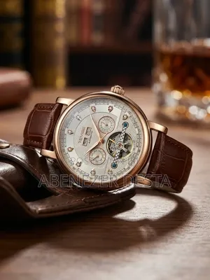 Tevise T867C Automatic Mechanical Men's Watch Featuring a Rose Gold