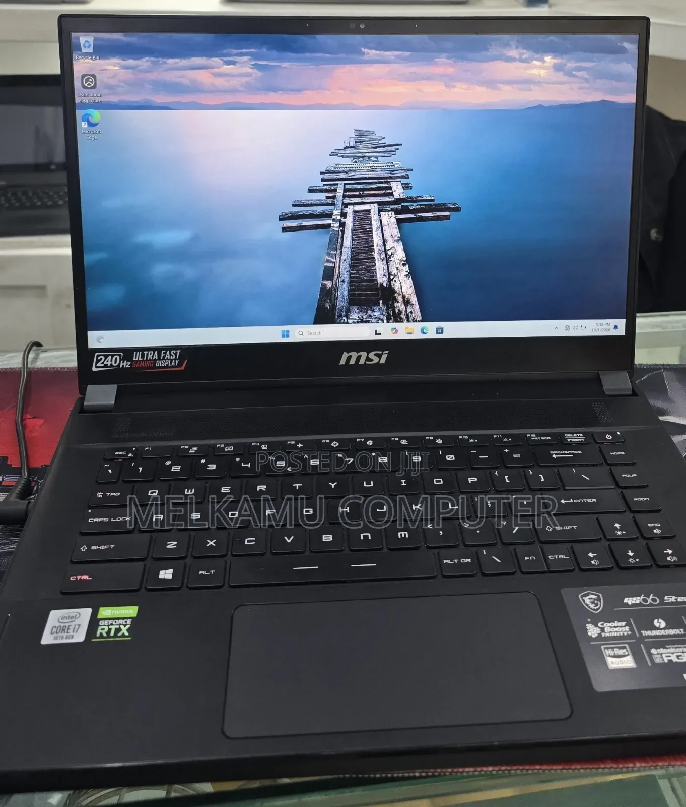 New Laptop MSI GF63 16GB Intel Core i7 SSD 512GB