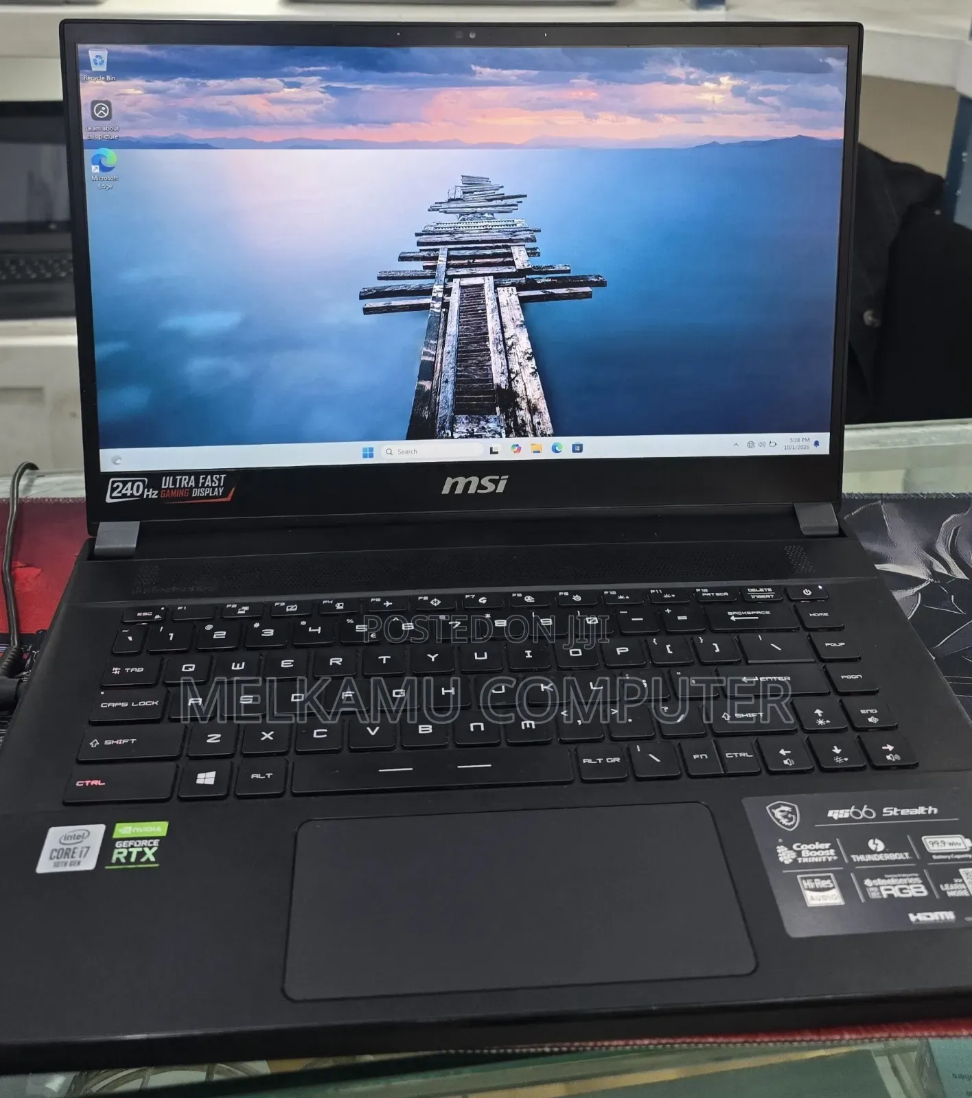 New Laptop MSI GF63 16GB Intel Core i7 SSD 512GB
