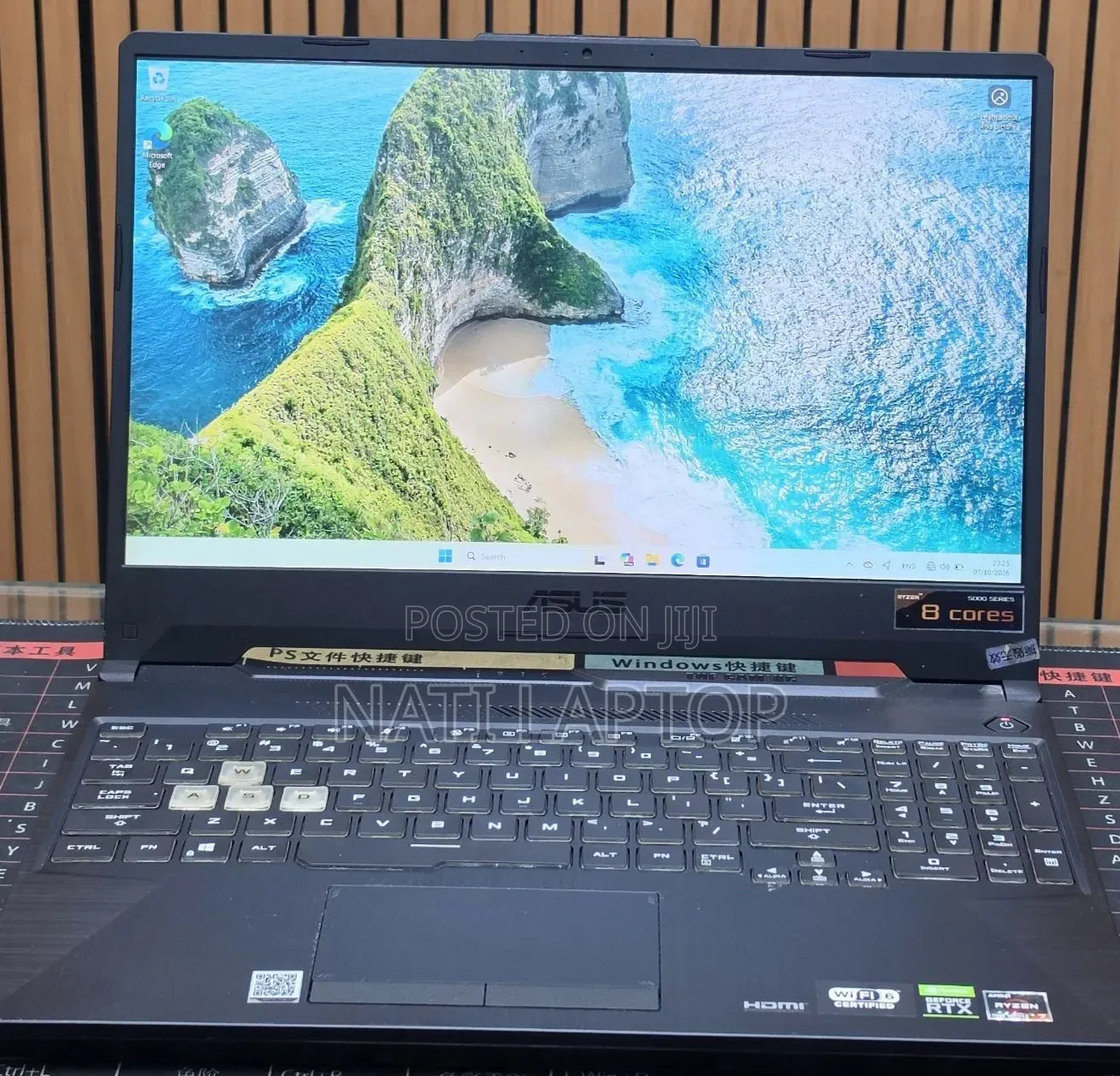 New Laptop Asus TUF Gaming A15 16GB AMD Ryzen 7 SSD 512GB