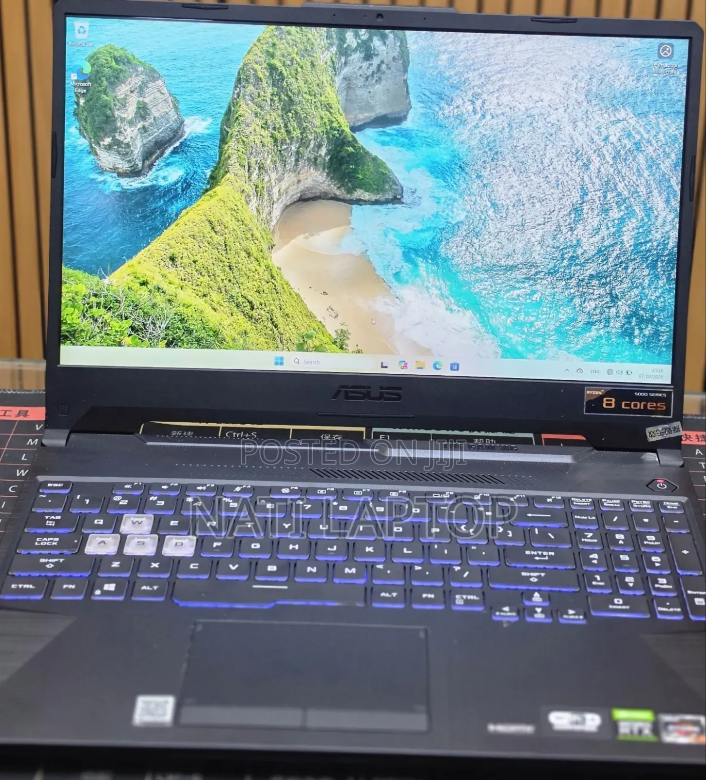 New Laptop Asus TUF Gaming A15 16GB AMD Ryzen 7 SSD 512GB