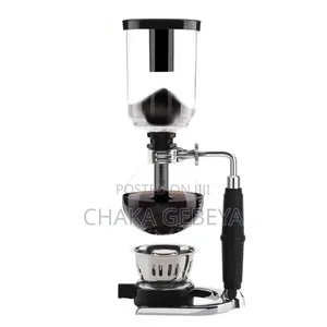 Borosilicate Glass Siphon Coffee Maker-Alcohol Burner,4-5 Cup Capacity