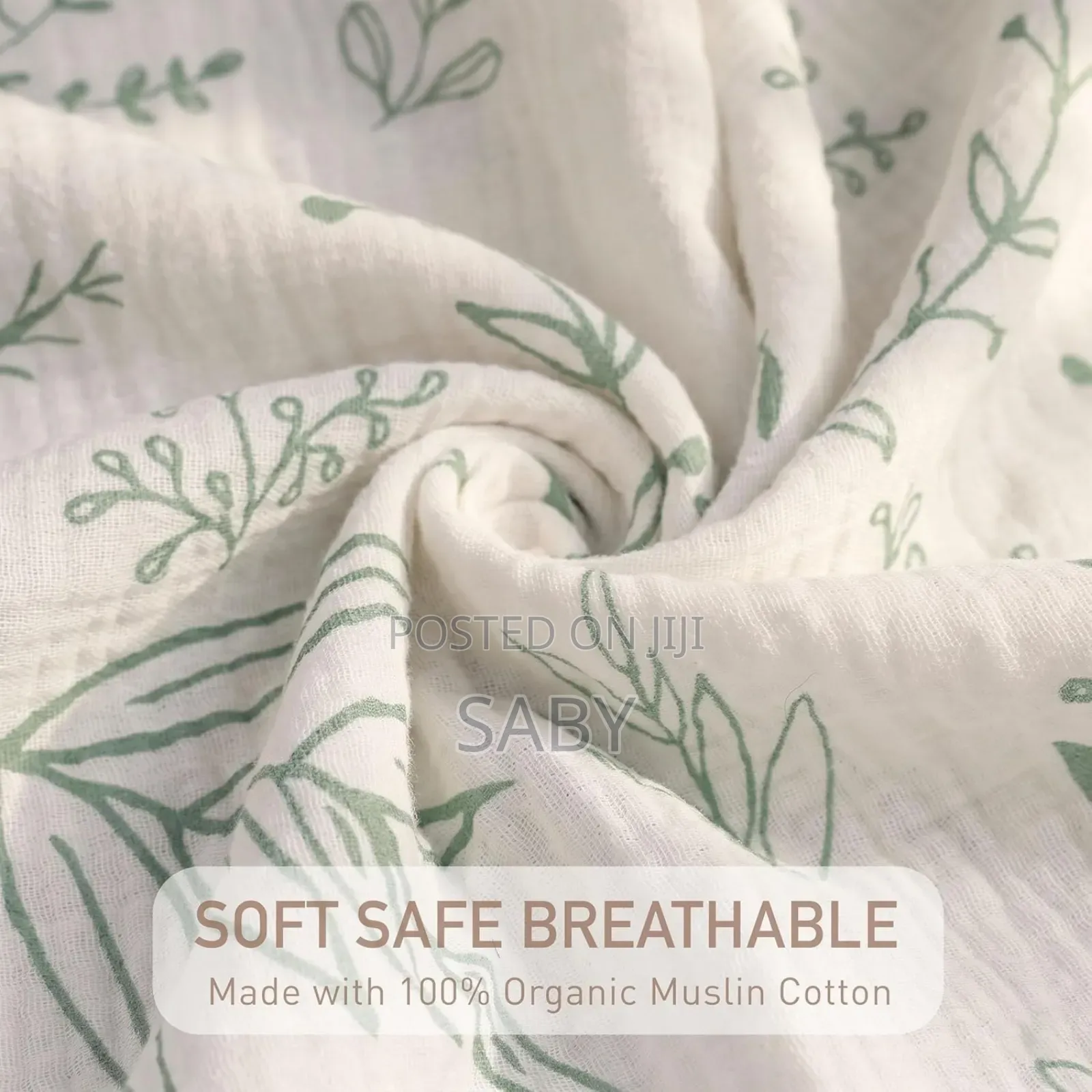 Sunnozy 3 Pack Muslin Wraps