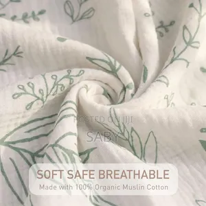 Sunnozy 3 Pack Muslin Wraps