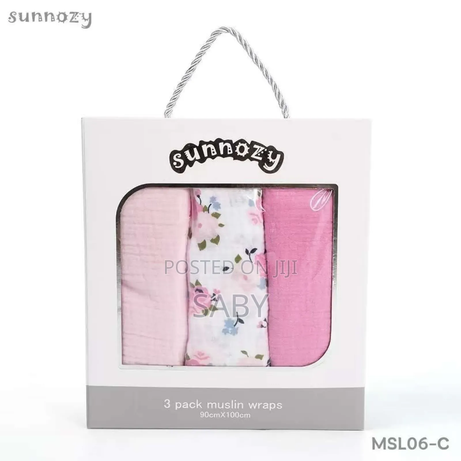 Sunnozy 3 Pack Muslin Wraps