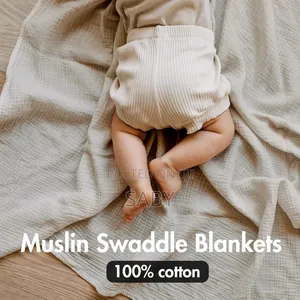Sunnozy 3 Pack Muslin Wraps