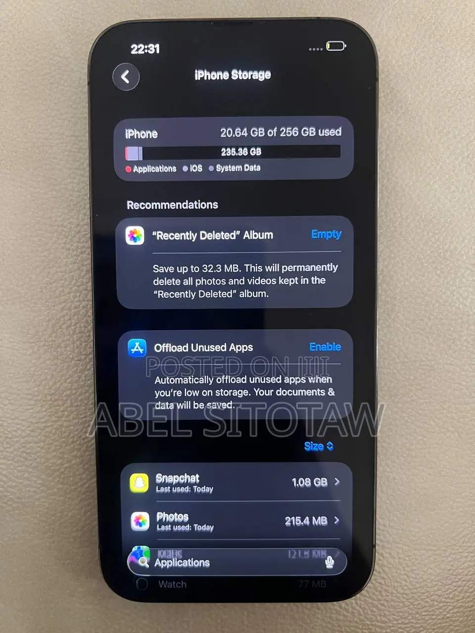 Apple iPhone 13 Pro Max 256 GB Black