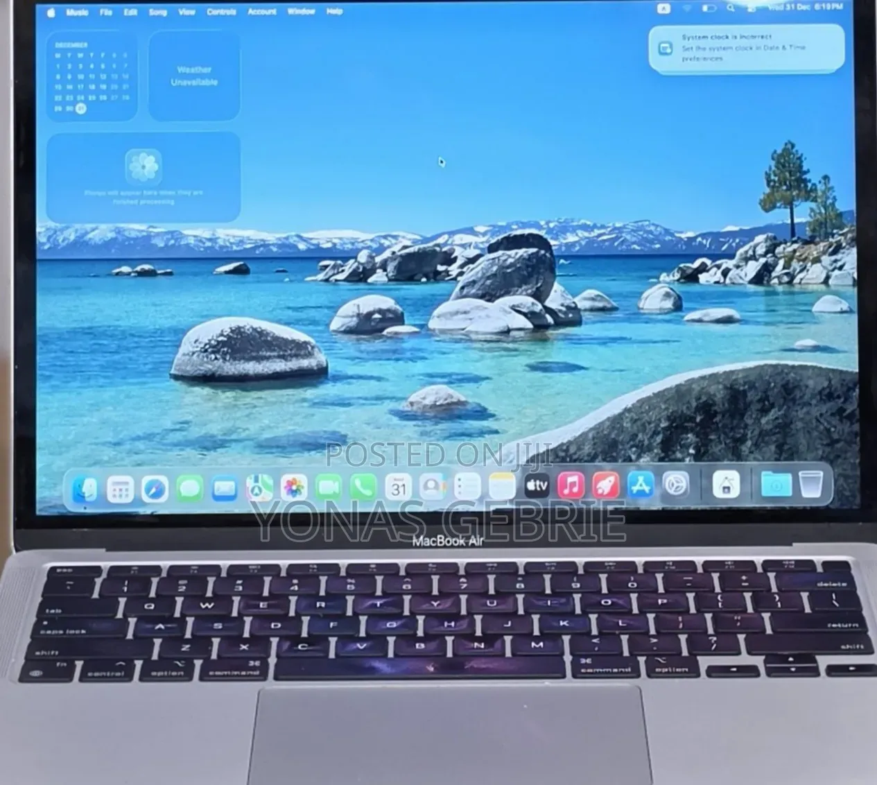 New Laptop Apple MacBook 8GB Apple M1 SSD 256GB