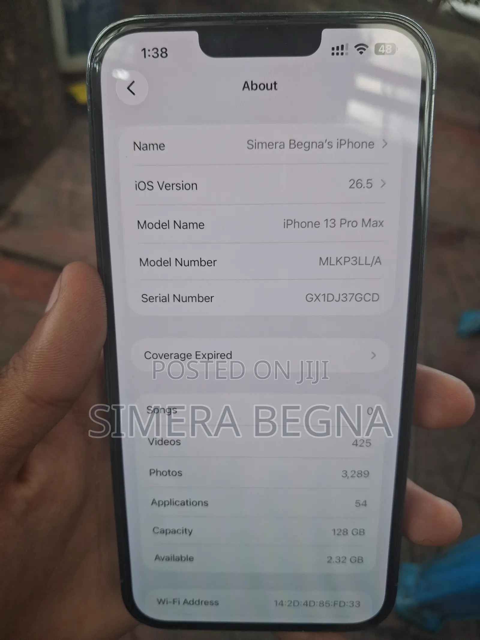 Apple iPhone 13 Pro Max 128 GB Silver