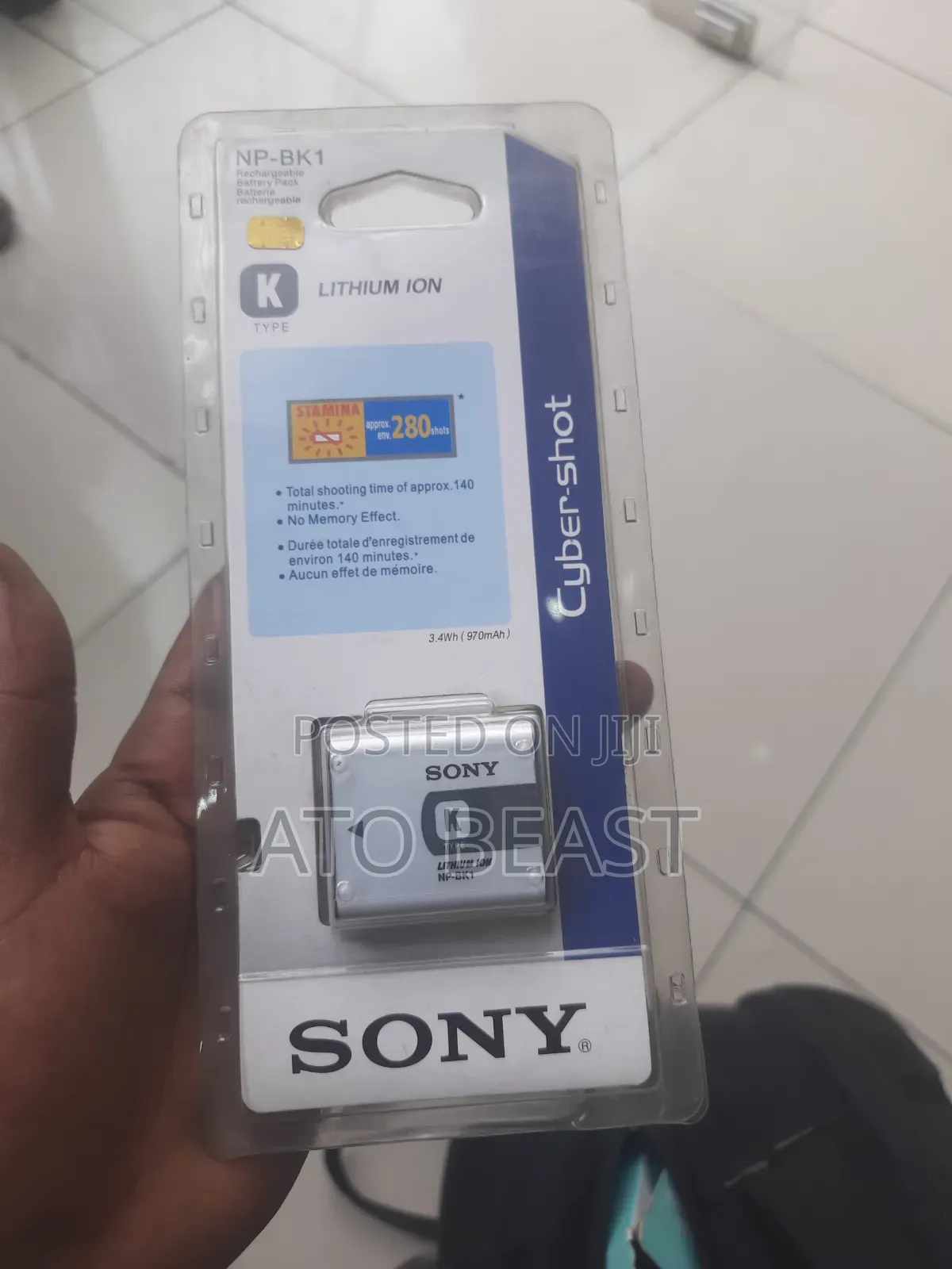 Sony NP-BK1 Lithium-Ion Battery Designed for Sony Cyber-Shot Digital