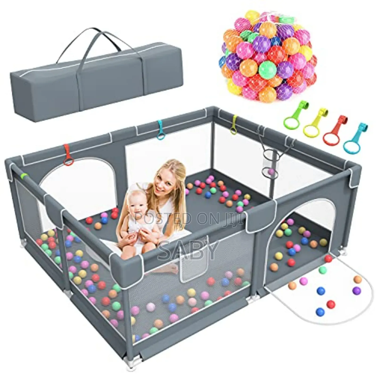 Baby Playpen Large Play Fence for Baby and Toddlers, Large Play Yard,