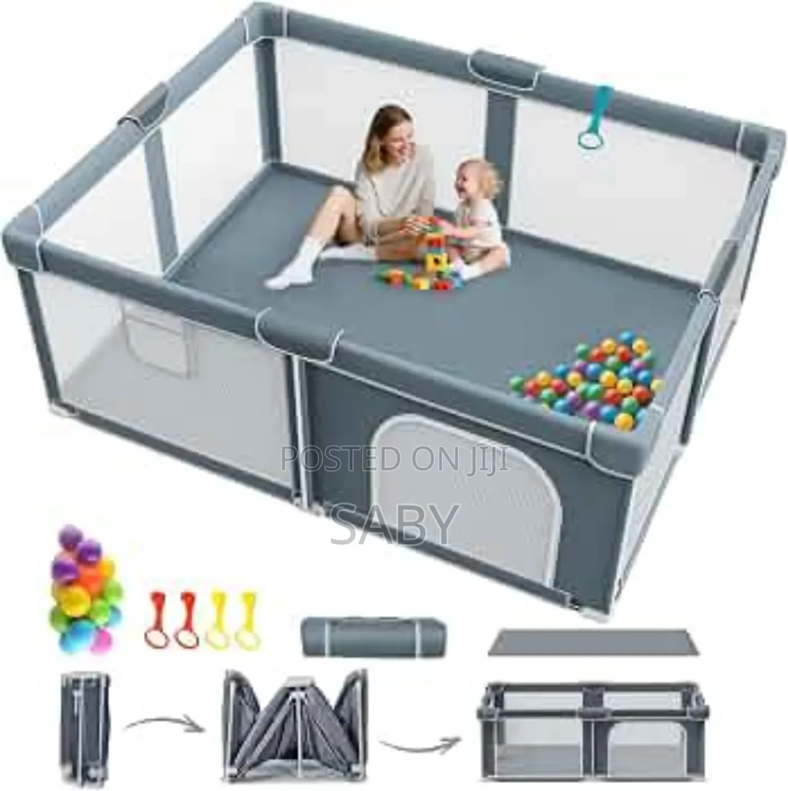 Baby Playpen Large Play Fence for Baby and Toddlers, Large Play Yard,