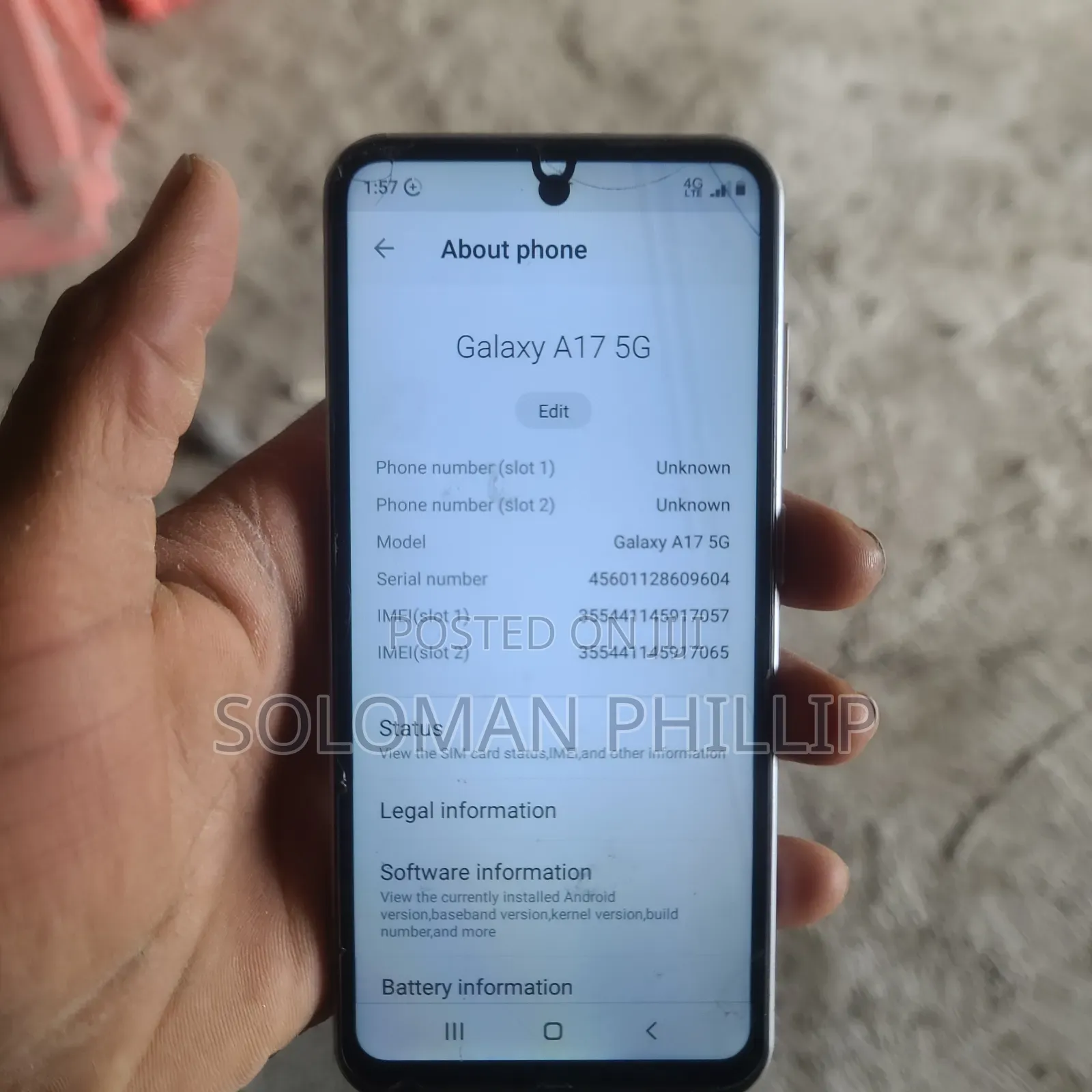 Samsung Galaxy A17 5G 256 GB White