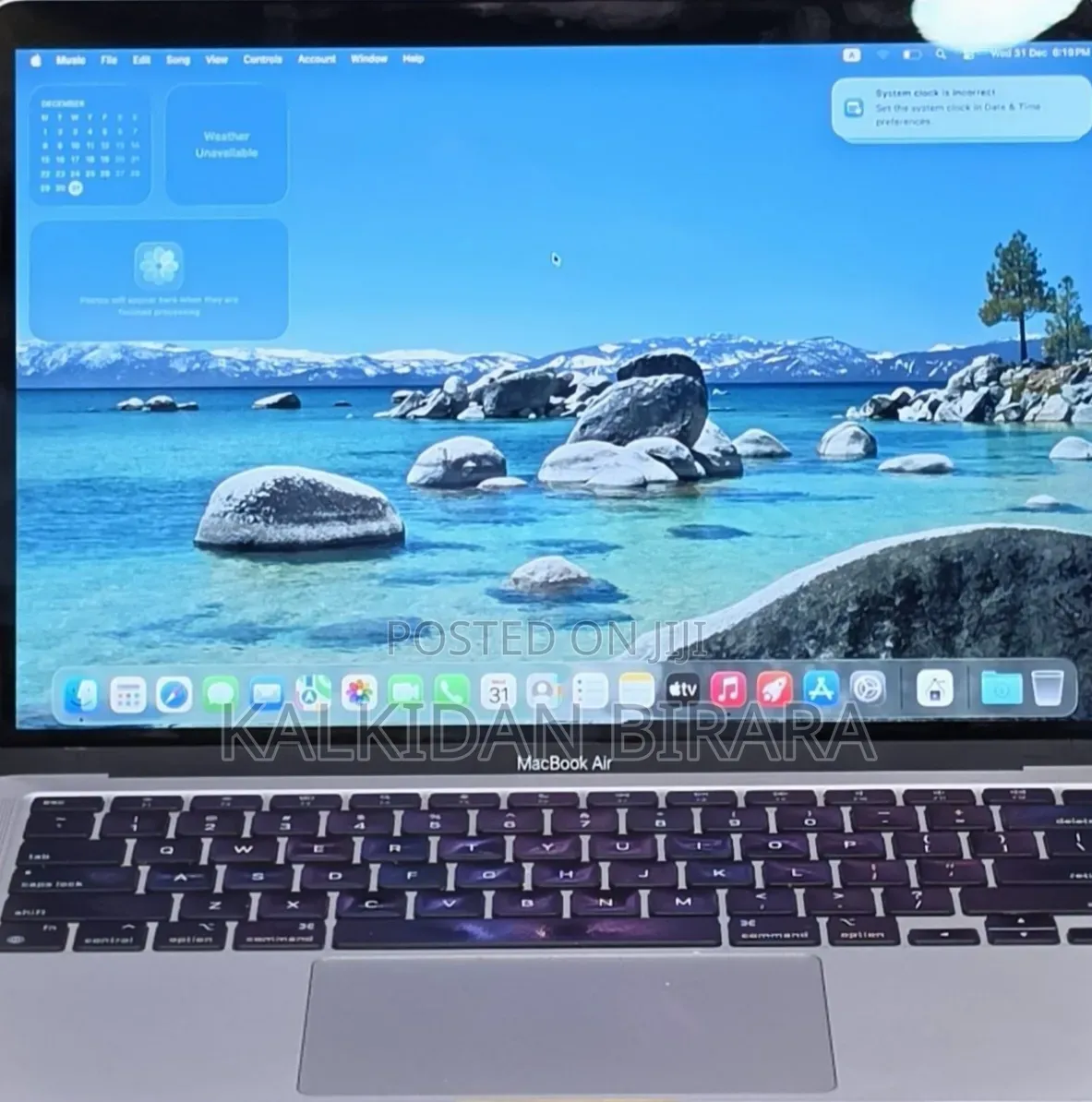 New Laptop Apple MacBook Air 2020 M1 8GB Apple M1 SSD 256GB