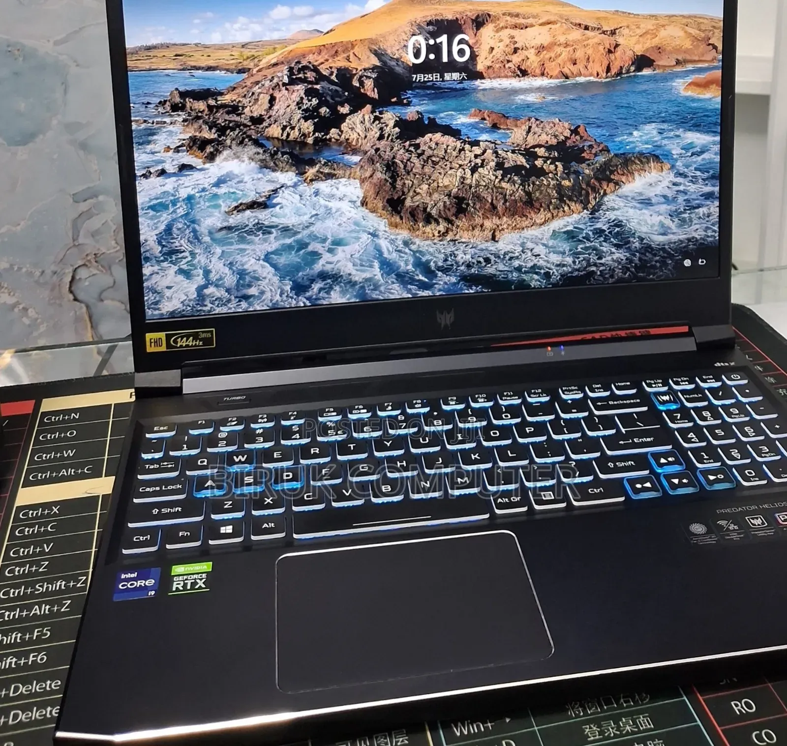 New Laptop Acer Predator Helios Neo 16 16GB Intel Core i9 SSD 512GB