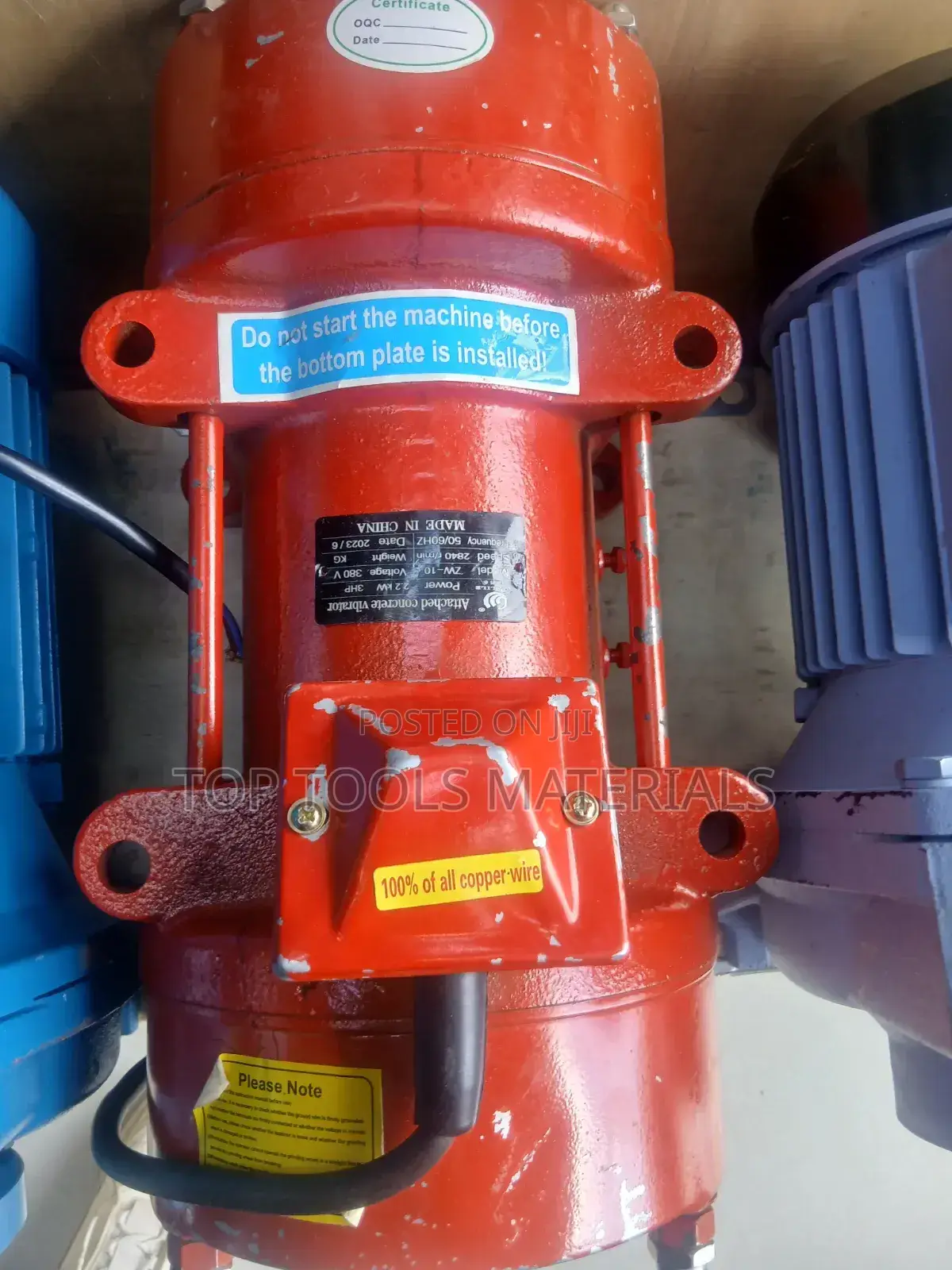 ZW-10 External Concrete Vibrator