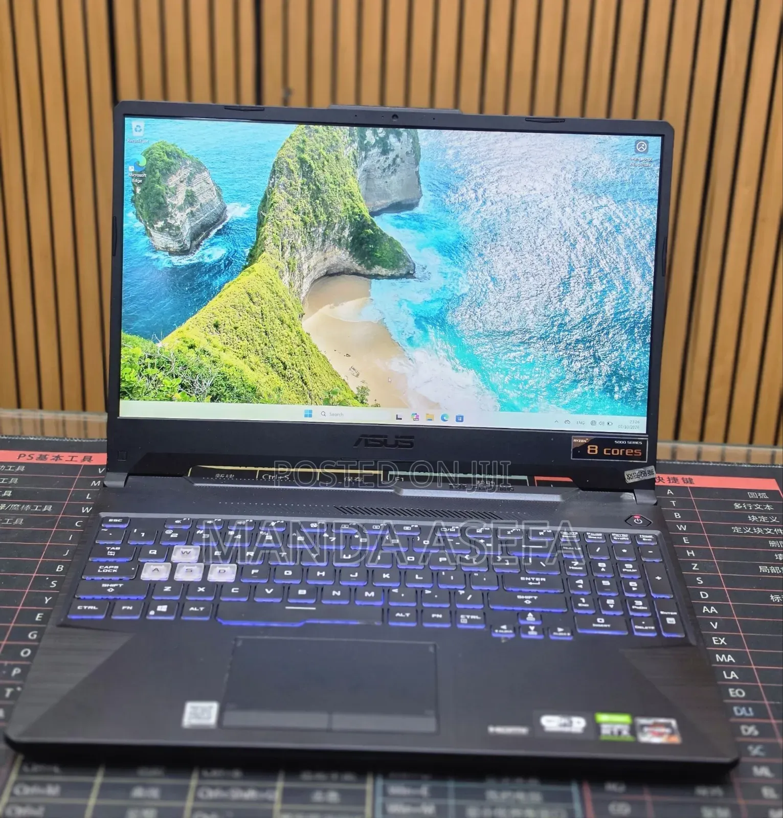 New Laptop Asus TUF Gaming A15 16GB AMD Ryzen 7 SSD 512GB