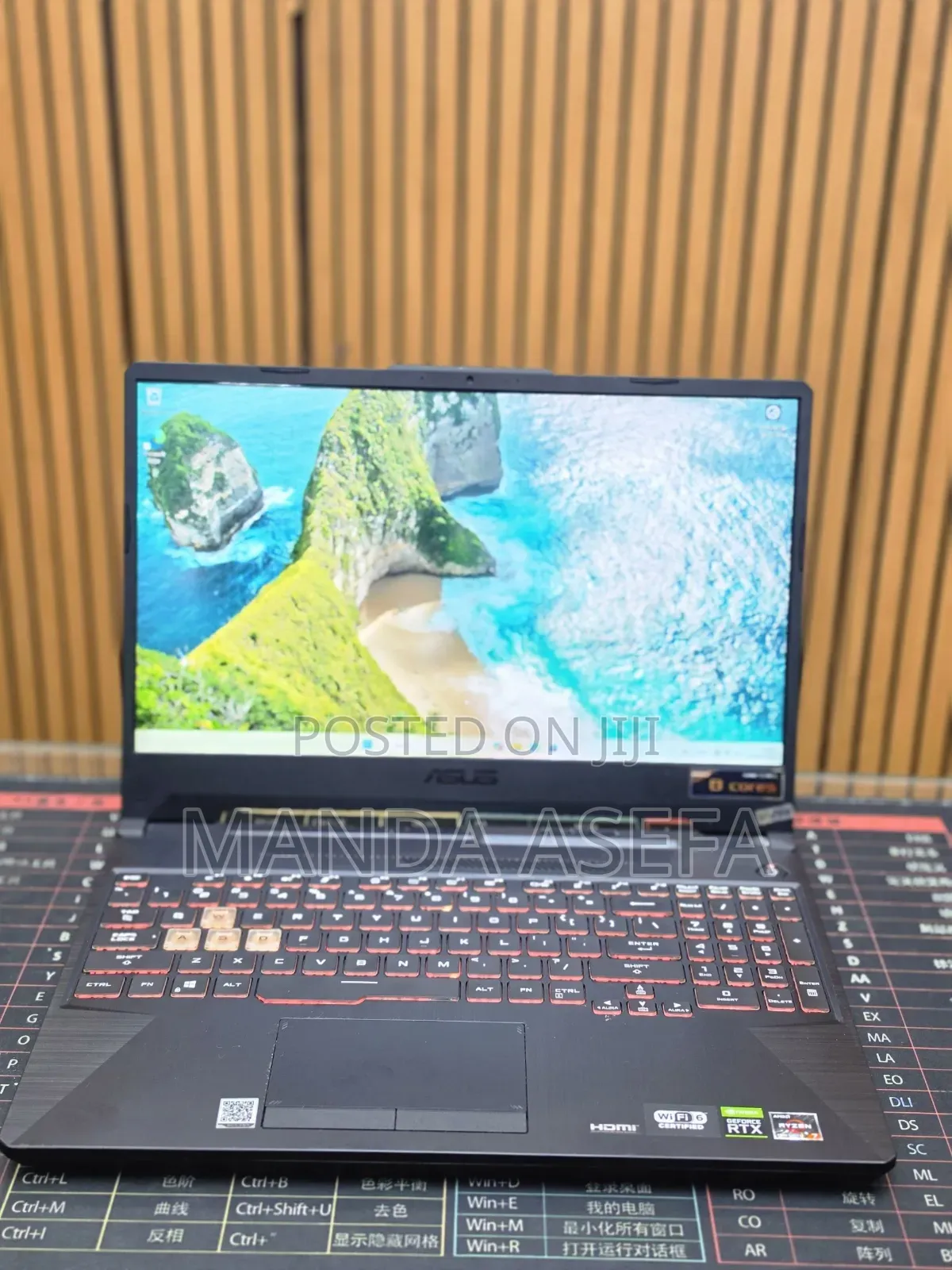 New Laptop Asus TUF Gaming A15 16GB AMD Ryzen 7 SSD 512GB