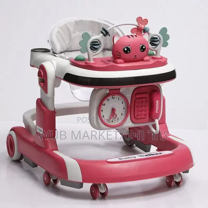 Premium Multifunctional Baby Walker ዘመናዊ የልጆች መለማመጃ ጀሬሎ
