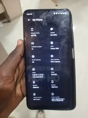 New Itel A50 128 GB Black