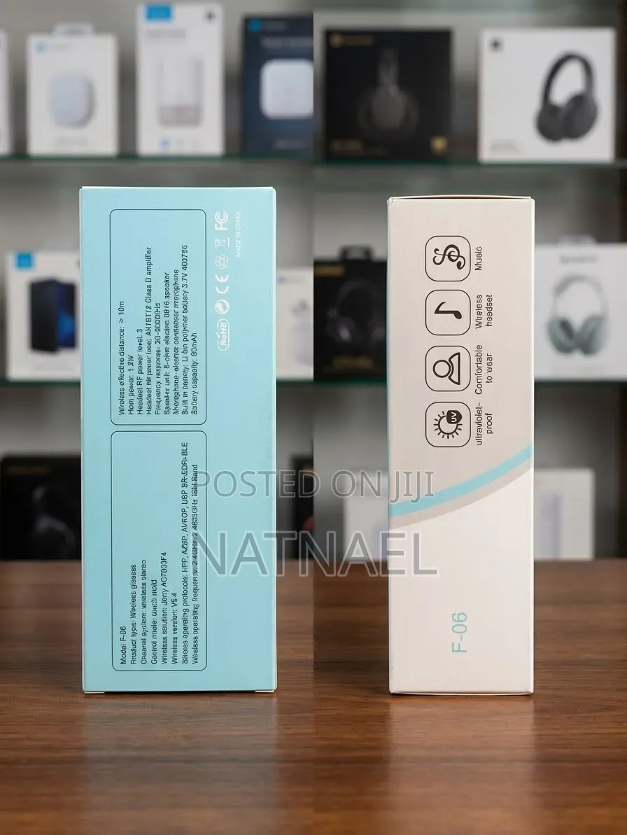 F- 06 Smart Wireless Glasses Headset