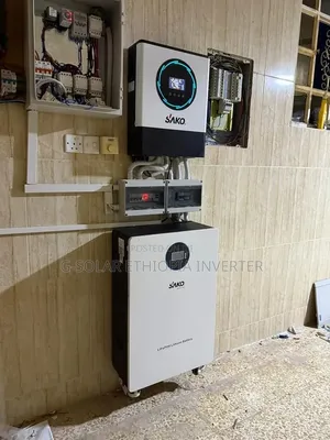 11kw Solar Power System in Ethiopia - 11kw-5.12kwh*2pc Lifepo4-9pc*620