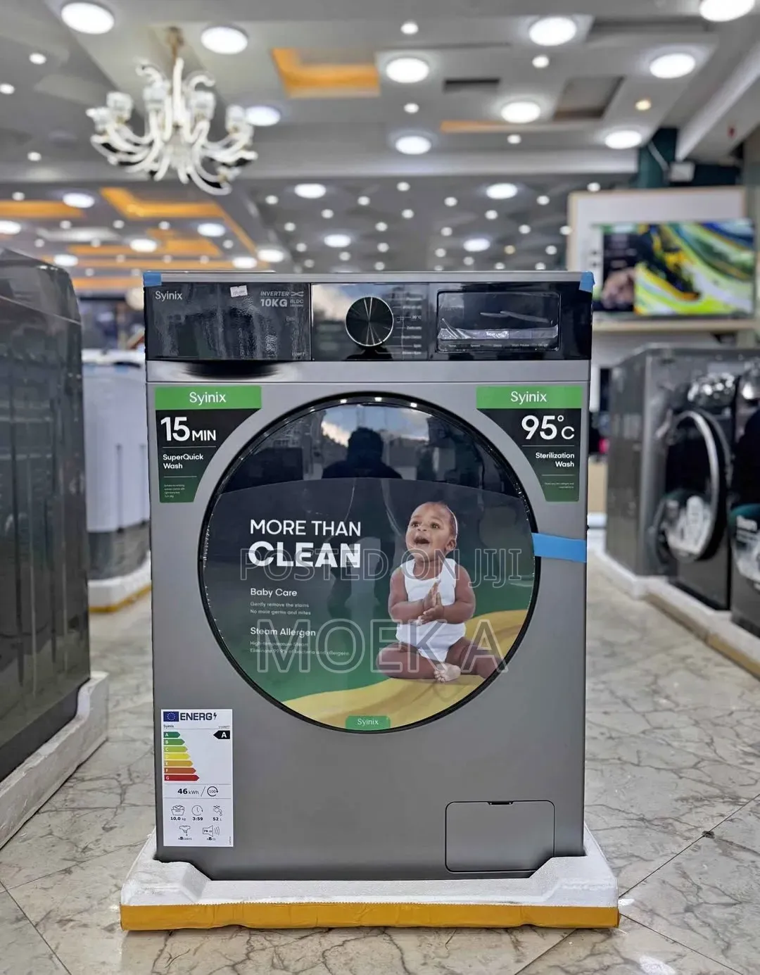 Syinix 10kg Full Automatic Washing Machine