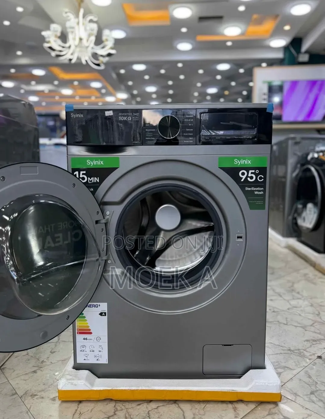 Syinix 10kg Full Automatic Washing Machine