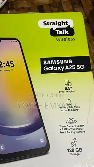 New Samsung Galaxy A25 128 GB Black
