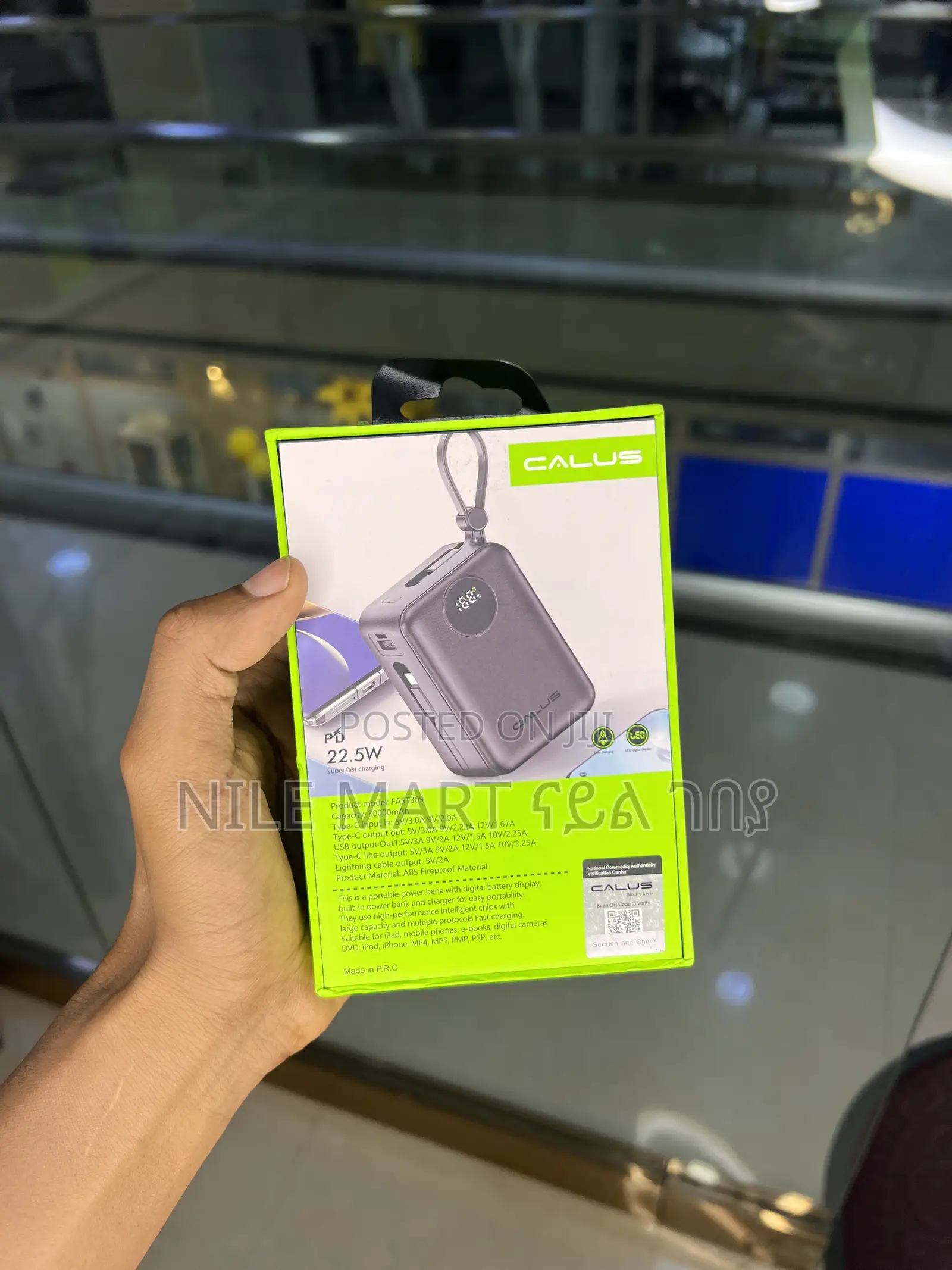 Calus 30000 22.5w Super Faster Power Bank Charger