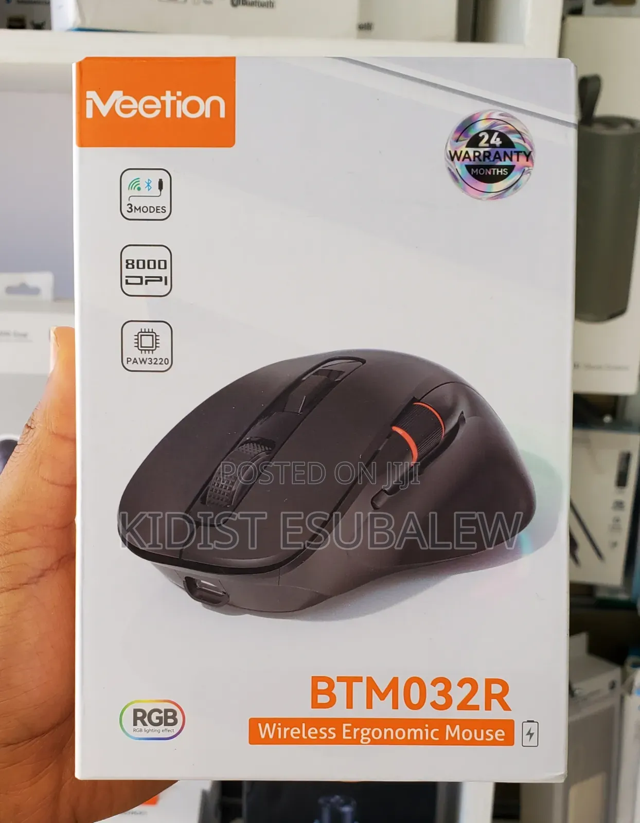 Meetion BTM032R Wireless Ergonomic Mouse