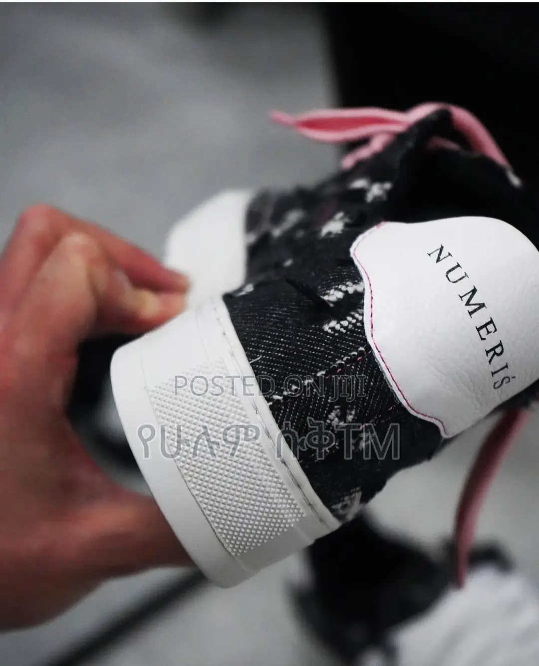 Numeris Atilier Denim ‘Black/White’ Men’s Shoes