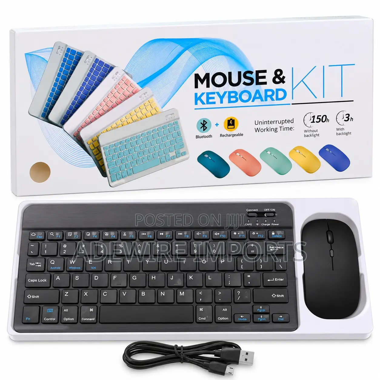 Kit Wireless Keyboard and Mouse With Vat