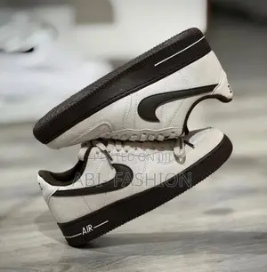 Nike Air Force 1'07 Beige Black Low – New Arrival