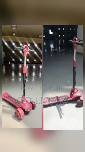 የልጆች ባለ3 ጎማ ስኩተር — Kids 3-Wheel Kick Scooter