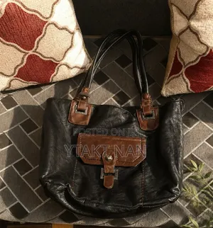 Vintage Leather Tote Bag