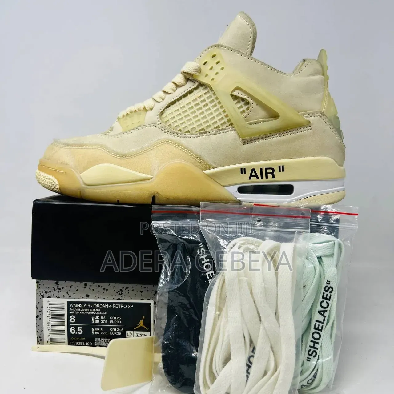 Air Jordan 4 RETRO SP Off-White Original Delivery AVAILABLE